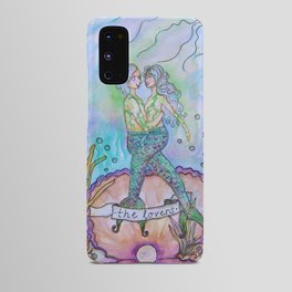 The lovers in the ocean Android Case