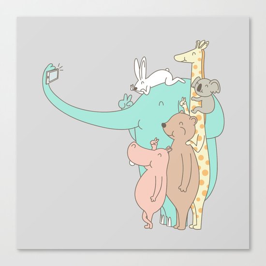 Wefie Canvas Print