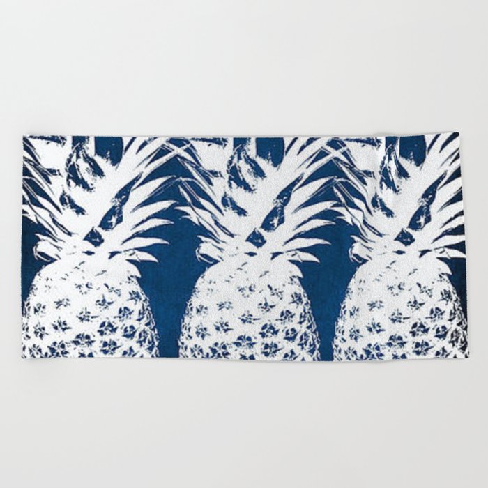 pineapples Beach Towel