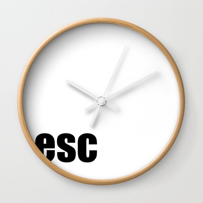 Esc Wall Clock