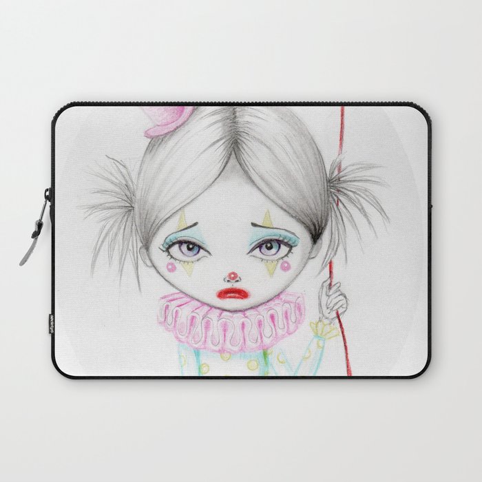 Little sad clown who wants to be loved Laptop Sleeve