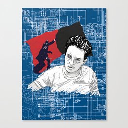 Joe Strummer: Sandinista/The Clash Canvas Print