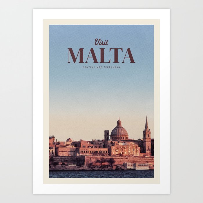 Visit Malta Art Print