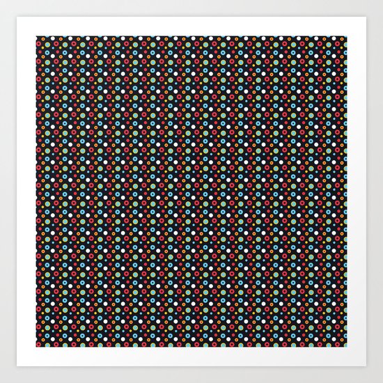 Colored winter 3 Art Print