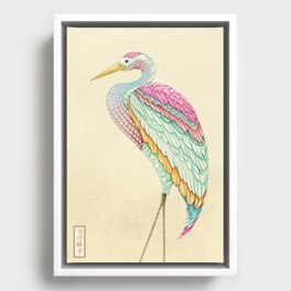 the bird of happiness RIGHT Framed Canvas