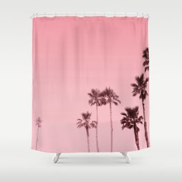 Tranquillity - flamingo pink Shower Curtain