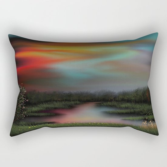 Colorful Sky Rectangular Pillow