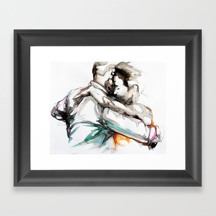 Tango Couple 39 Framed Art Print