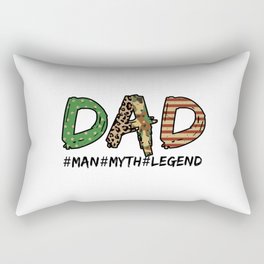 Dad man myth legend Fathersday 2022 Rectangular Pillow
