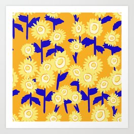 Sunflower Garden  Art Print