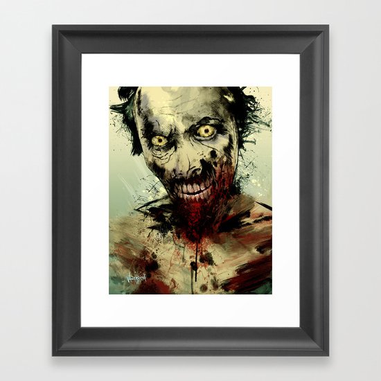UNDEAD Framed Art Print