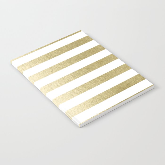 Simply Striped Gilded Palace Gold Notebook