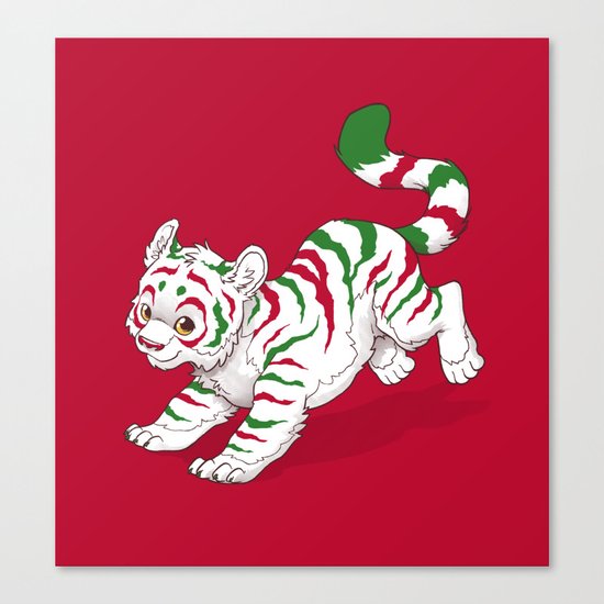 Candy Tiger Canvas Print