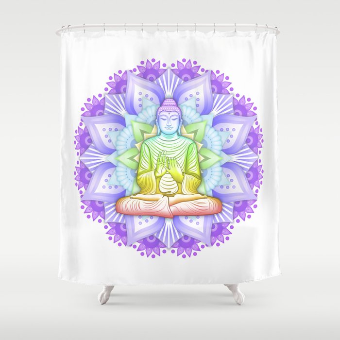 Color Mandala Shower Curtain