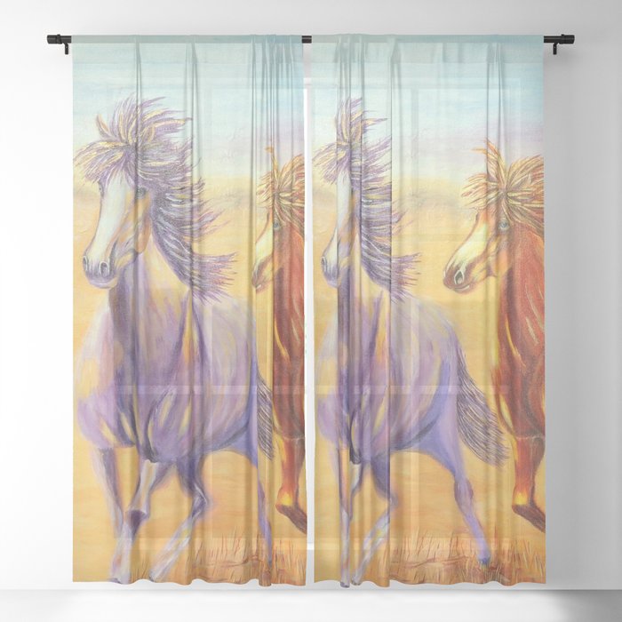 Free Spirits | Esprits Libres Sheer Curtain