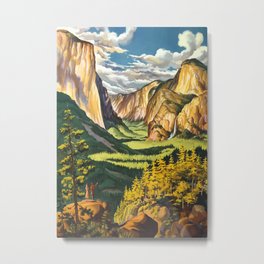 Yosemite National Park Metal Print | Mariposa, Drawing, Usanationalparks, Mountainhiking, Nationalmonument, Yosemitesouvenir, California, Yosemite, Naturallandscape, Sequoiapark 