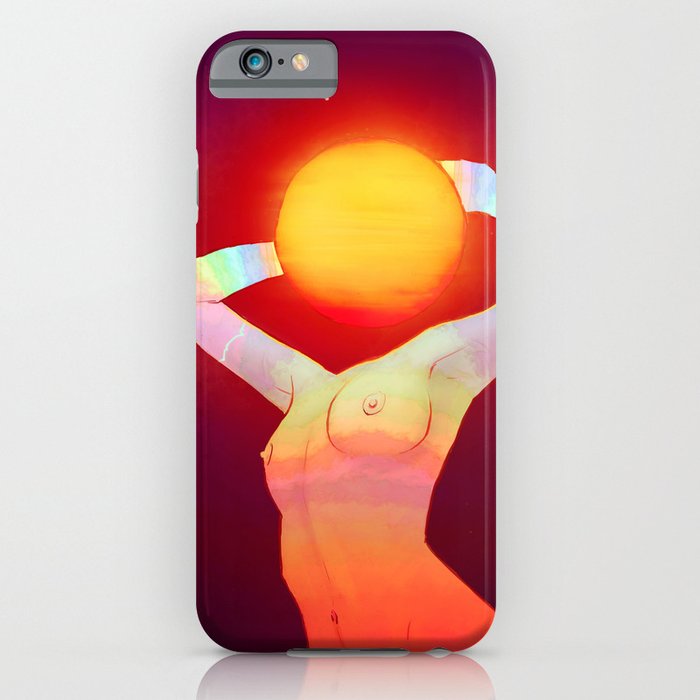 sun head iphone case