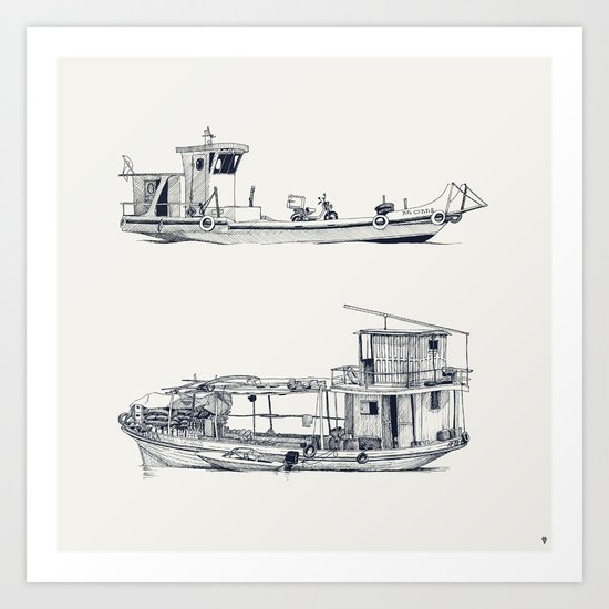 On paper: Pity Pity II y Nueva Orquidea Art Print