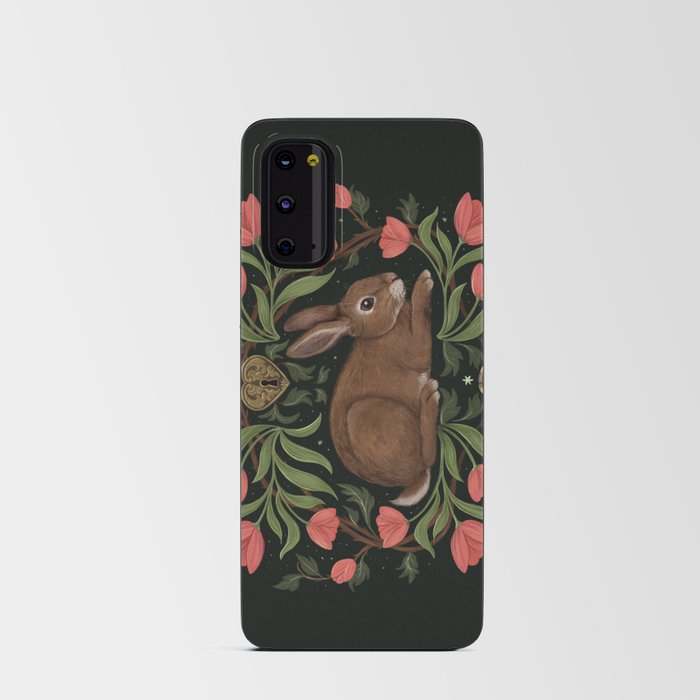 Rabbit in the Secret Garden // Dark Android Card Case