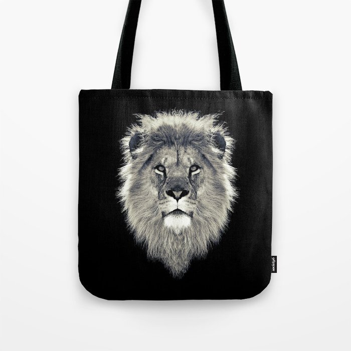 Lion Portrait Tote Bag