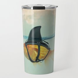 Brilliant DISGUISE - Goldfish with a Shark Fin Travel Mug