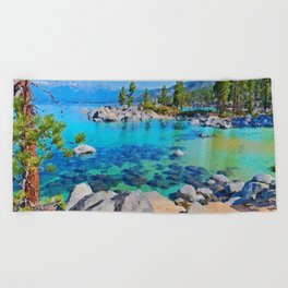 Lake Tahoe Beach Towel