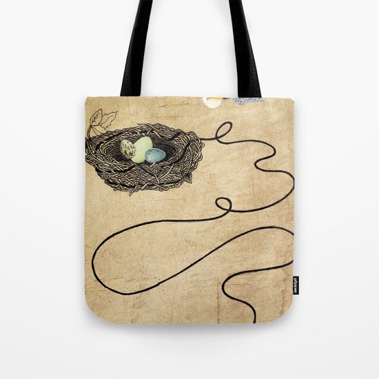Bird's Winged Flight Tote Bag