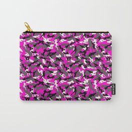 Pink Camouflage Girl Dancer Silhouettes Carry-All Pouch