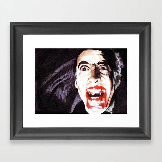 The Horror of Dracula Framed Art Print