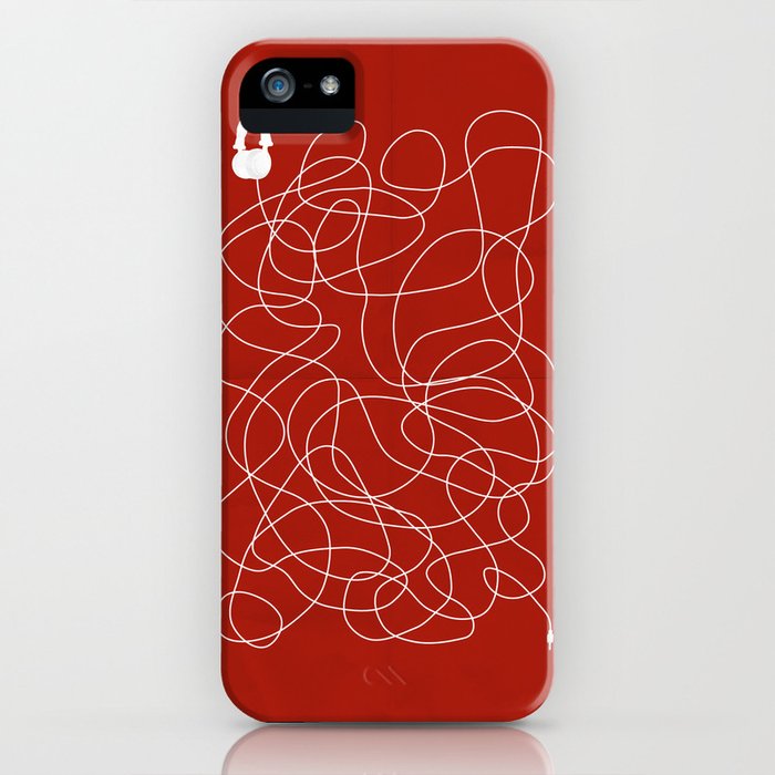 Headphone Maze iPhone Case
