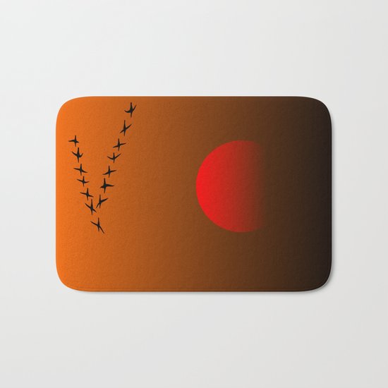 Migratory birds Bath Mat