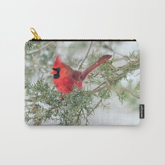 Cocky Cardinal Carry-All Pouch