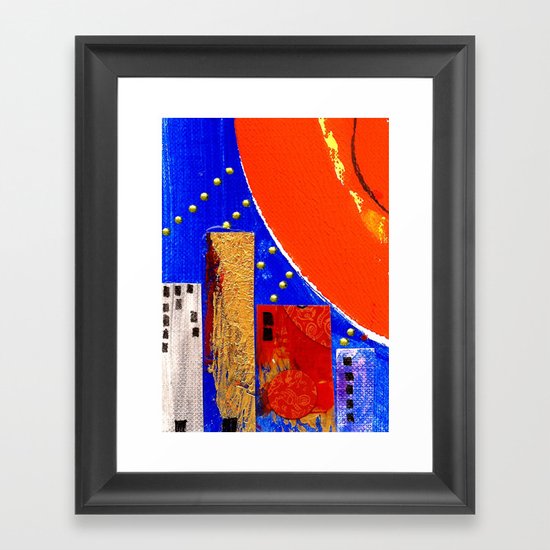 Hot City Framed Art Print