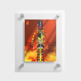 Osiris who rules in the Duat Floating Acrylic Print