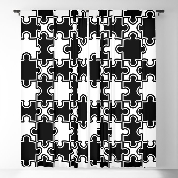 jigsaw Blackout Curtain