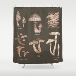 Mushrooms Shower Curtain