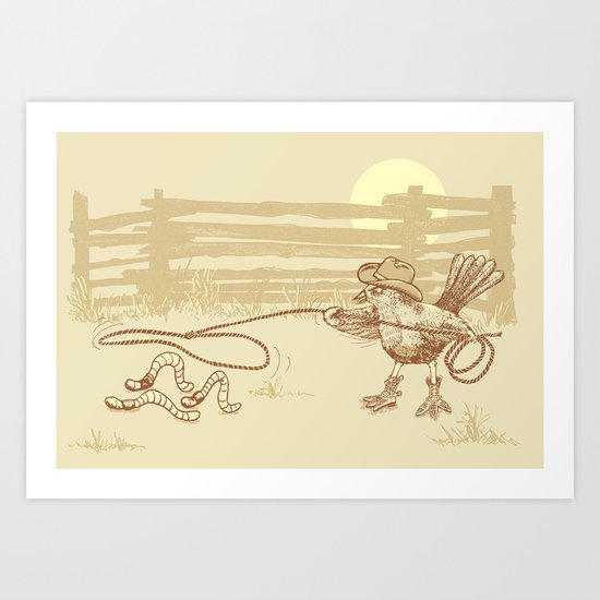 Cowbird Art Print
