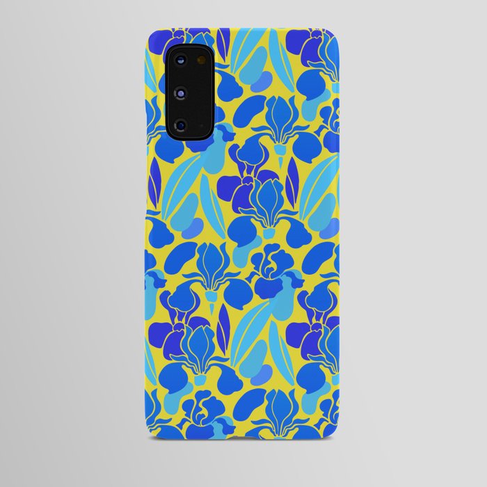 Pattern blue and yellow Android Case