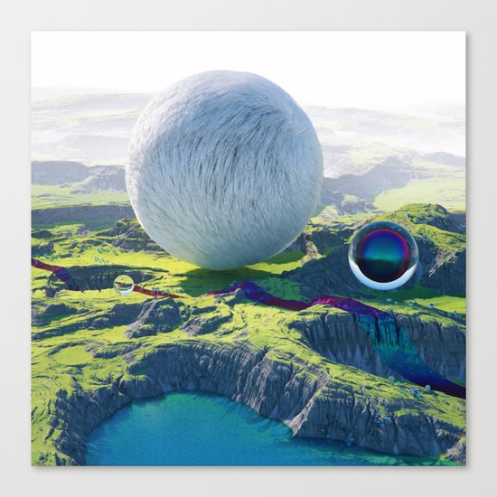 Furry Composition Canvas Print
