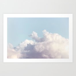 love it · clouds Art Print