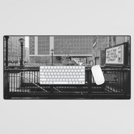 New York City | Black and White Street Photography in NYC Desk Mat