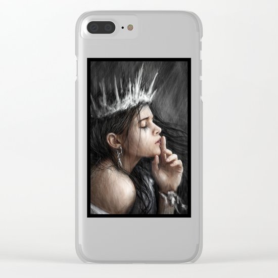 Queen of Secrets Clear iPhone Case