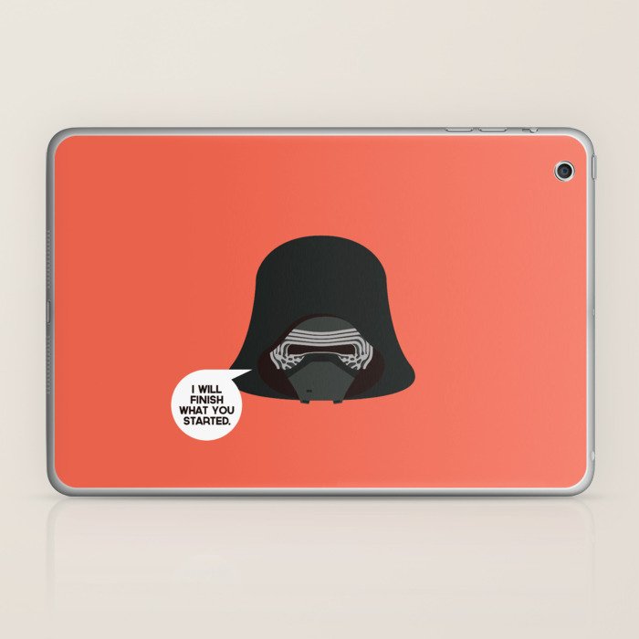 Kilo Ren Starwars Laptop Ipad Skin By Thiagogrossmann Society6