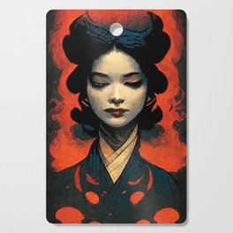 The Ancient Spirit of the Geisha Cutting Board