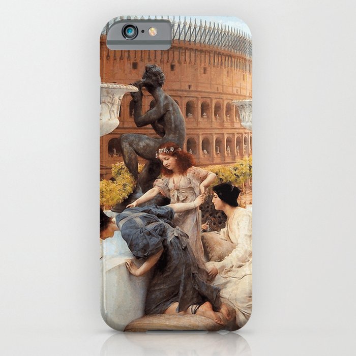 The Colosseum 1896 by Sir Lawrence Alma Tadema | Reproduction iPhone Case