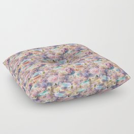Mystical Bubble Landscape Pattern Floor Pillow