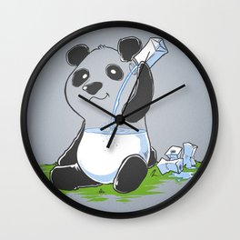 Panda in my FILLings Wall Clock