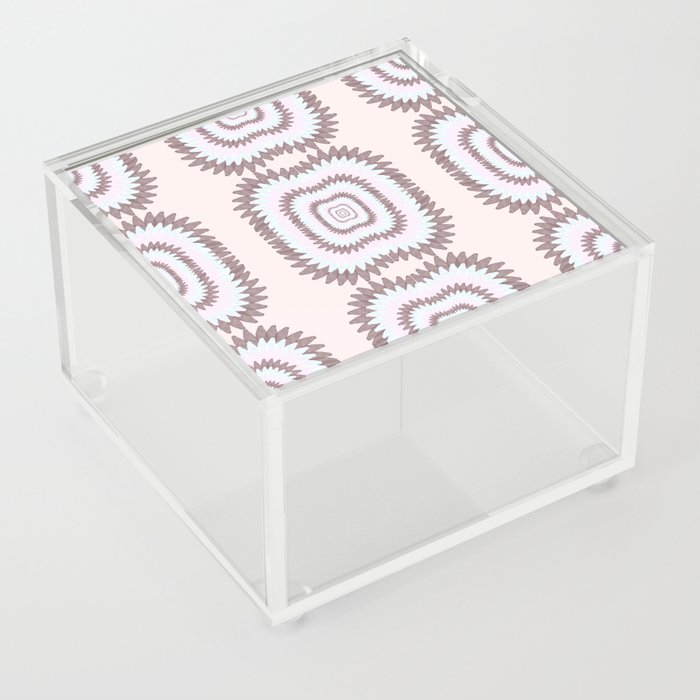 Electric Pink Pattern Acrylic Box