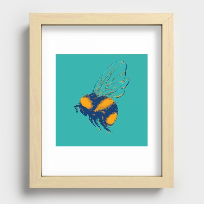 Bumble Recessed Framed Print