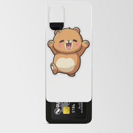 Kawaii Cute Bear Happy Android Card Case